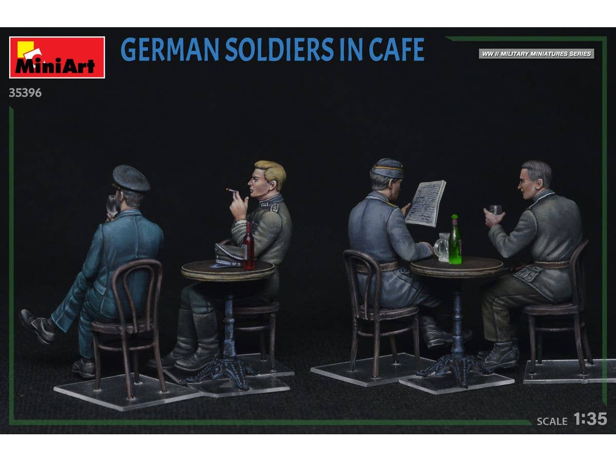 MiniArt 1/35 German Soldiers in Cafe | 5905090346227