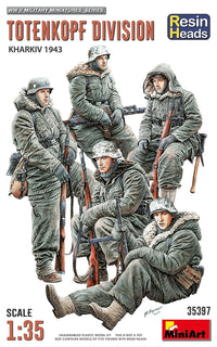 Miniart 1/35 Totenkopf Division. Kharkov 1943. Resin Heads | 4820183314284