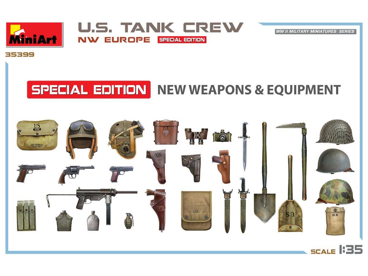 MiniArt 1/35 U.S. Tank Crew ( NW Europe). Special Edition | 5905090346708