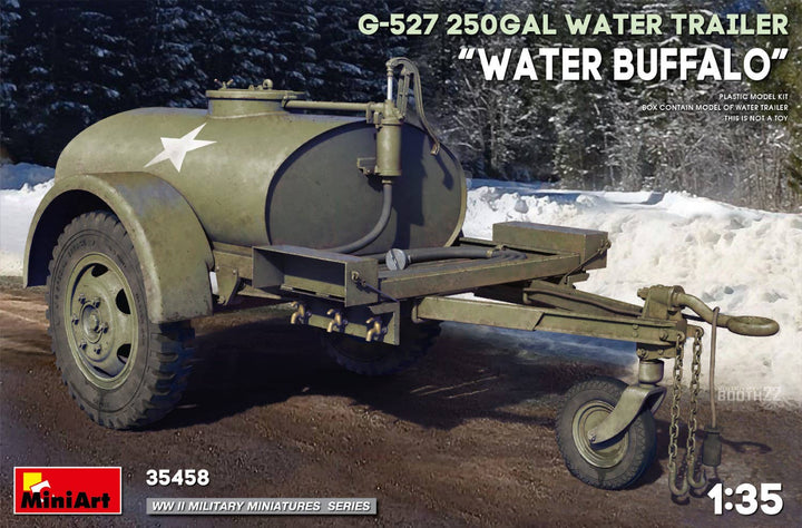 MiniArt 1/35 G-527 250GAL Water Trailer “Water Buffalo” | 5905090346777