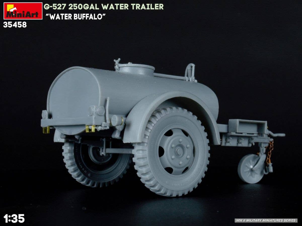 MiniArt 1/35 G-527 250GAL Water Trailer “Water Buffalo” | 5905090346777