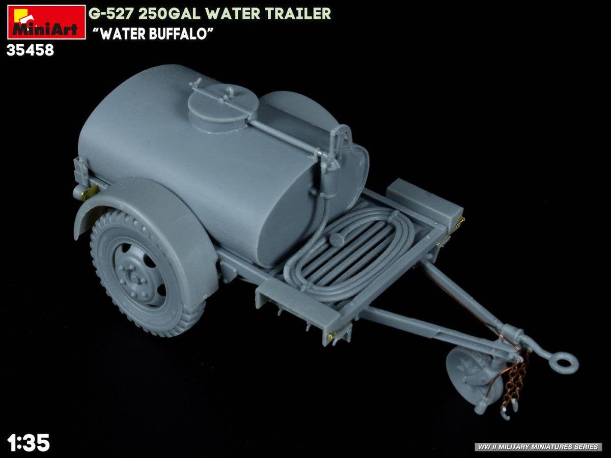 MiniArt 1/35 G-527 250GAL Water Trailer “Water Buffalo” | 5905090346777