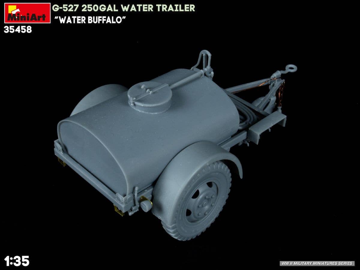 MiniArt 1/35 G-527 250GAL Water Trailer “Water Buffalo” | 5905090346777