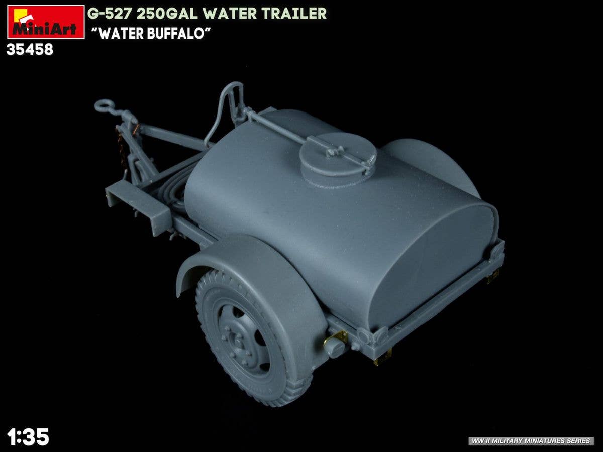 MiniArt 1/35 G-527 250GAL Water Trailer “Water Buffalo” | 5905090346777