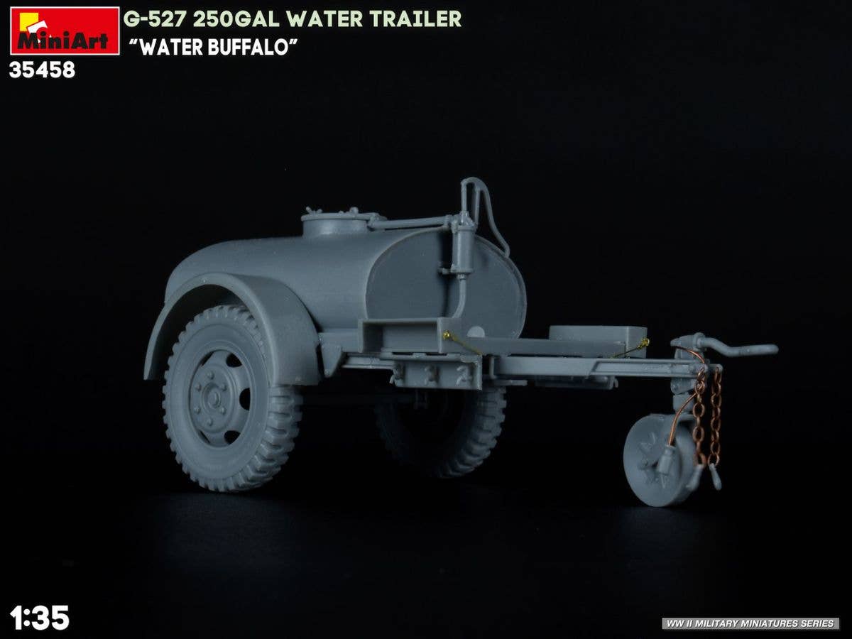 MiniArt 1/35 G-527 250GAL Water Trailer “Water Buffalo” | 5905090346777