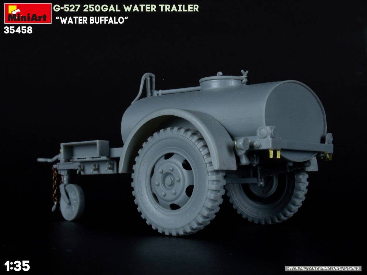 MiniArt 1/35 G-527 250GAL Water Trailer “Water Buffalo” | 5905090346777