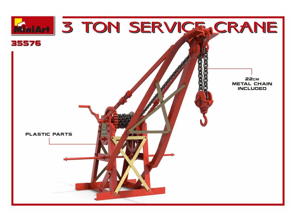 MiniArt 3 Tonne Service Crane (1/35) | 4820183312303