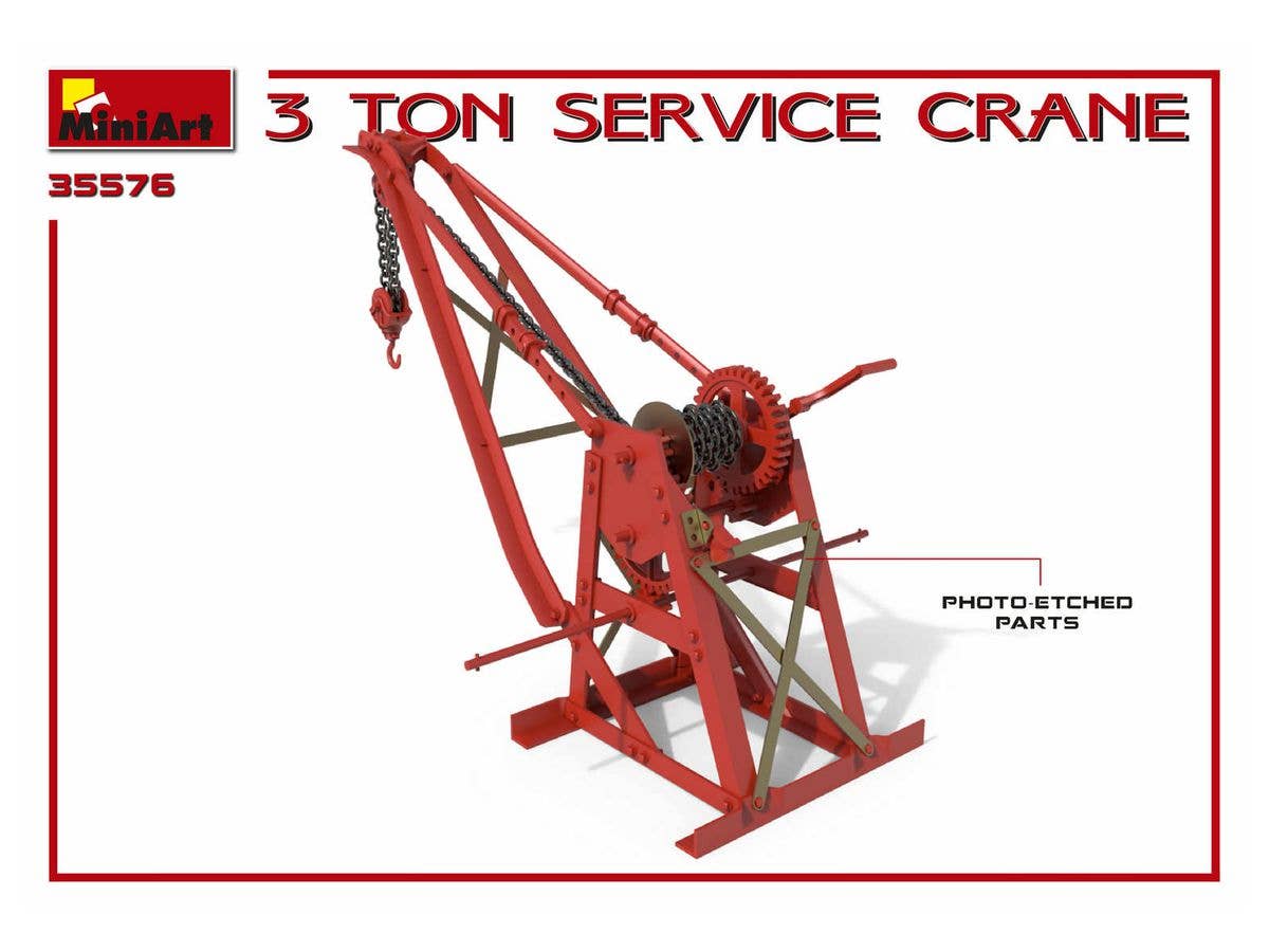 MiniArt 3 Tonne Service Crane (1/35) | 4820183312303