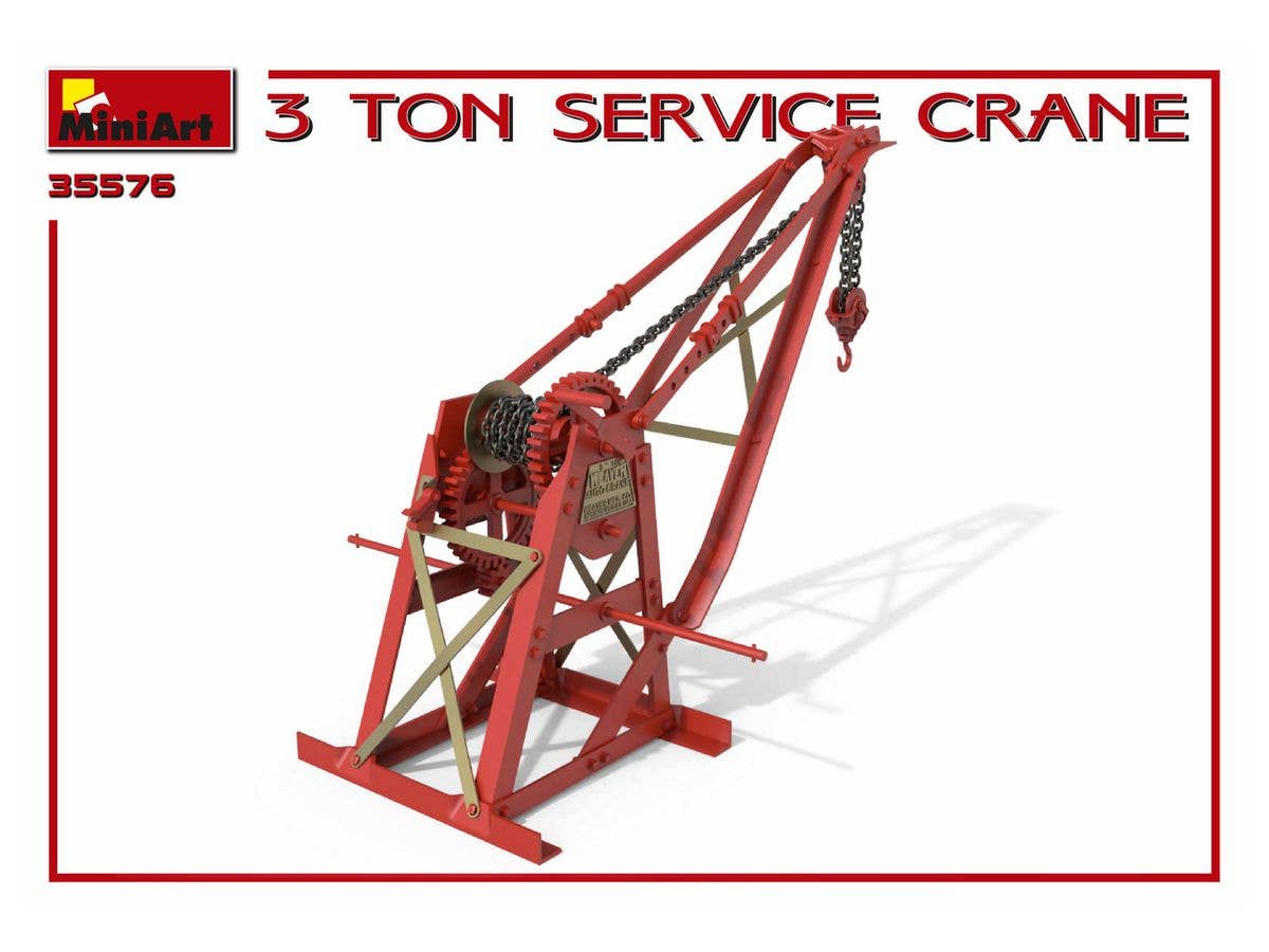 MiniArt 3 Tonne Service Crane (1/35) | 4820183312303