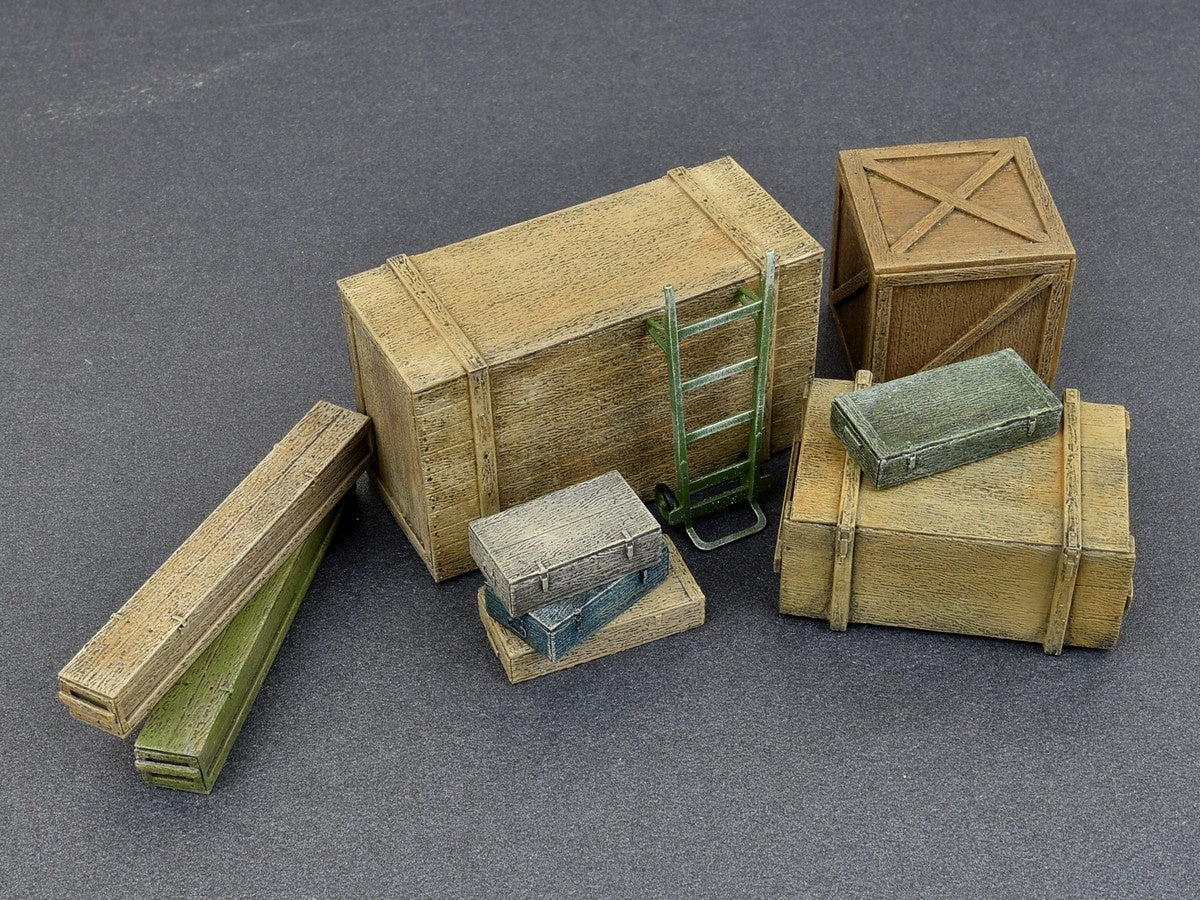 MiniArt 1/35 Wooden Boxes & Crates | 4820183311849