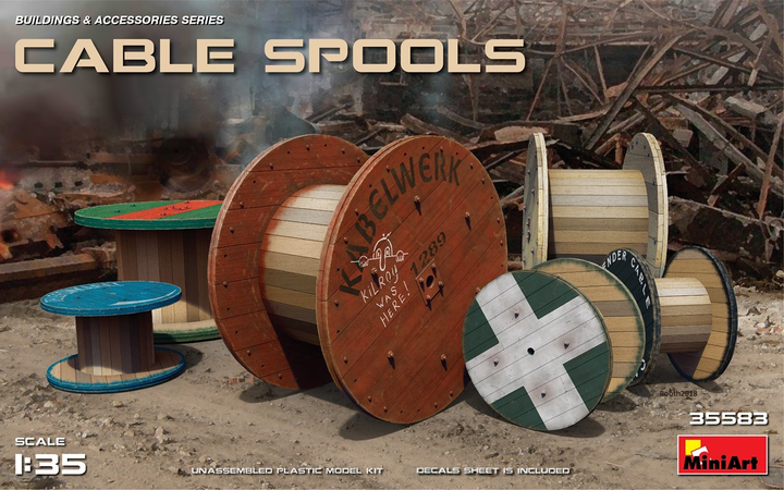MiniArt Cable Spools (1/35) | 4820183311665
