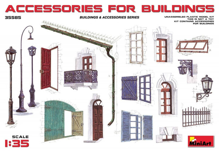 MiniArt Accessories for Buildings (1/35) | 4820183311504