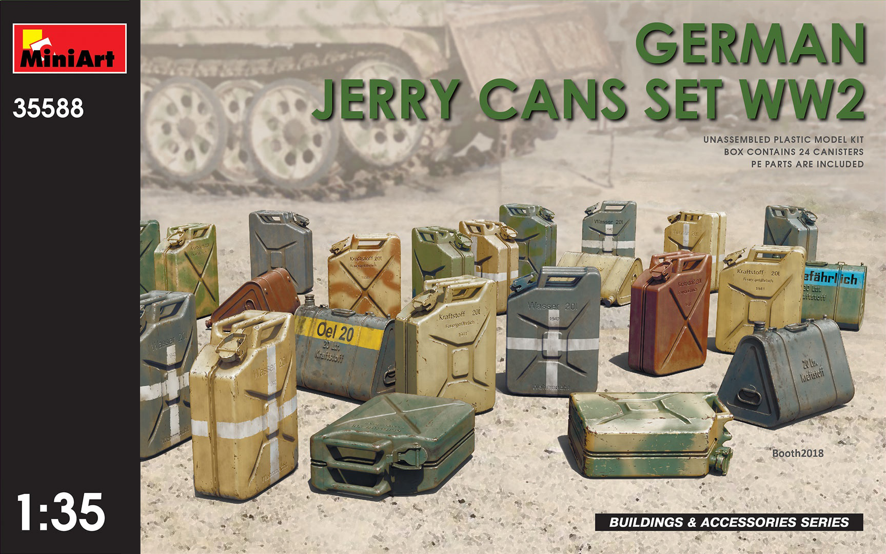 MiniArt German Jerry Cans Set WW2 (1/35) | 4820183312037