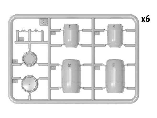 Miniart 1/35 Plastic Barrels & Cans | 4820183312310