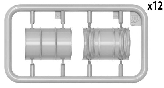 MiniArt 1/35 U.S. Fuel Drums (55 Gals.) | 4820183312464