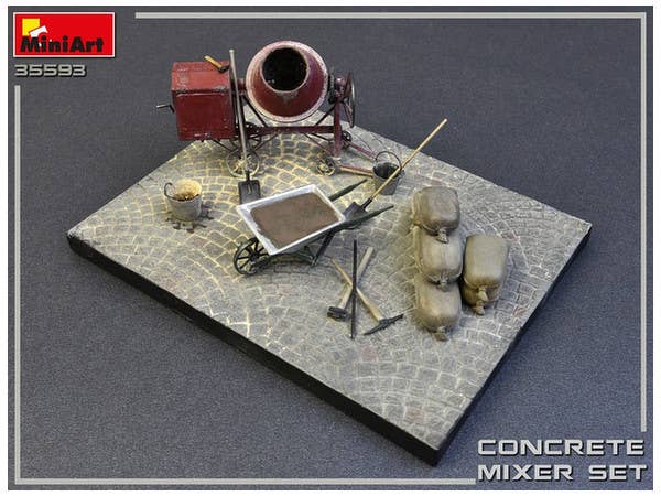 MiniArt 1/35 Concrete Mixer Set | 4820183311931