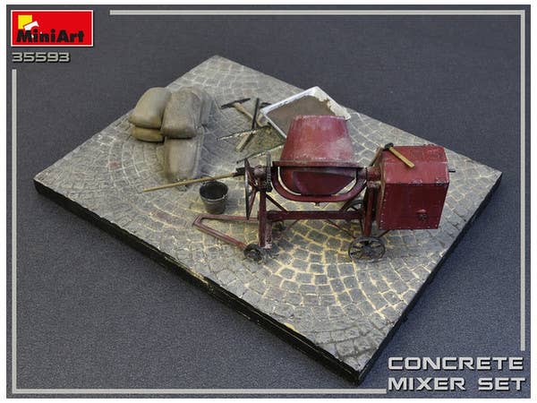 MiniArt 1/35 Concrete Mixer Set | 4820183311931