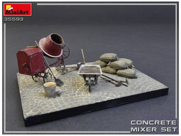 MiniArt 1/35 Concrete Mixer Set | 4820183311931