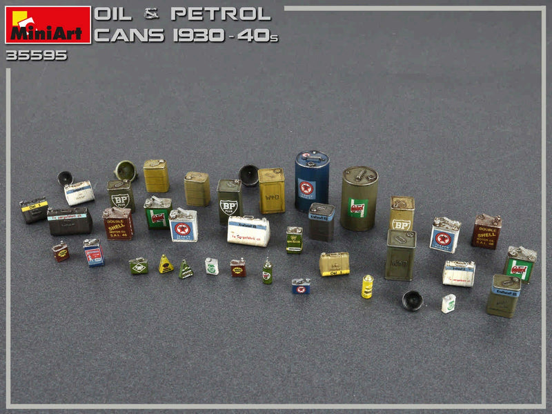 MiniArt 1/35 Oil & Petrol Cans 1930-40s
