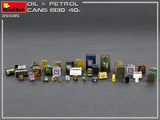 MiniArt 1/35 Oil & Petrol Cans 1930-40s