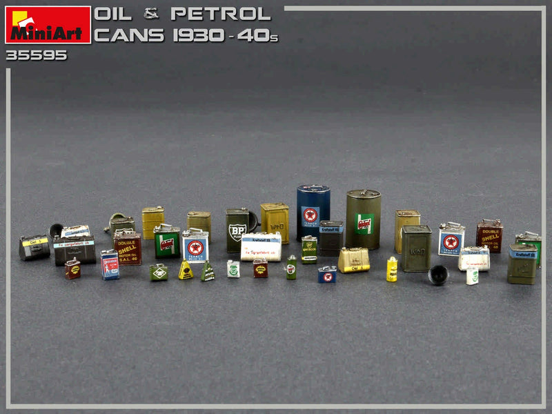 MiniArt 1/35 Oil & Petrol Cans 1930-40s