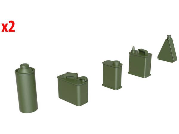 MiniArt 1/35 Oil & Petrol Cans 1930-40s | 4820183312136