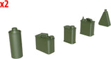 MiniArt 1/35 Oil & Petrol Cans 1930-40s