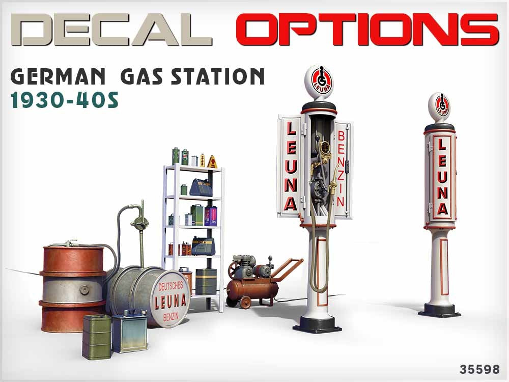 MiniArt 1/35 German Gas Station 1930-40s | 4820183312471