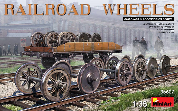MiniArt 1/35 Railroad Wheels | 4820183312914