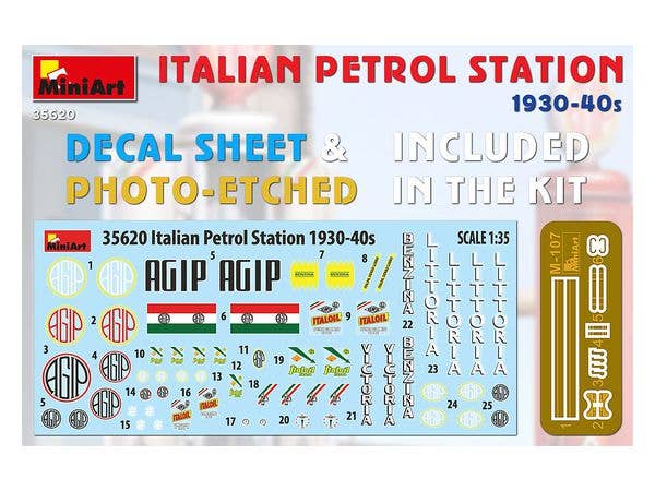 MiniArt 1/35 Italian Petrol Station 1930-40s | 4820183313294