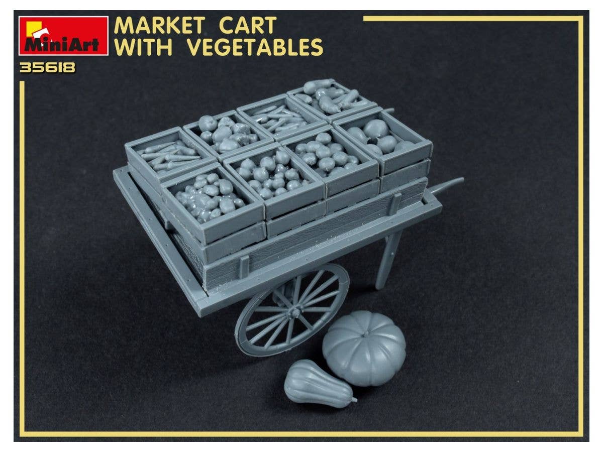 MiniArt 1/35 Market Cart with Vegetables | 4820183313959