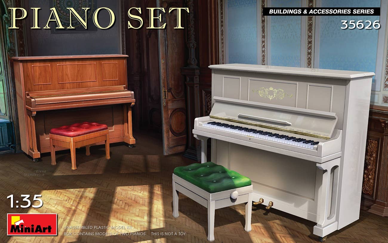 MiniArt 1/35 Piano Set | 4820183313447