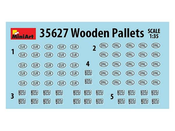 MiniArt 1/35 Wooden Pallets | 4820183313157