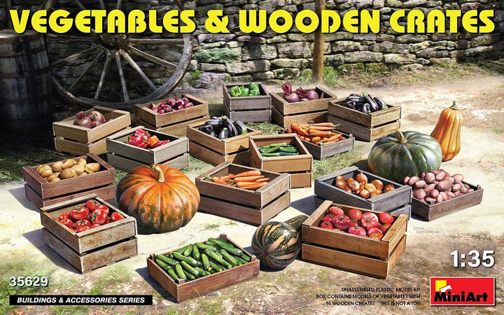MiniArt 1/35 Vegetables & Wooden Crates | 4820183314291
