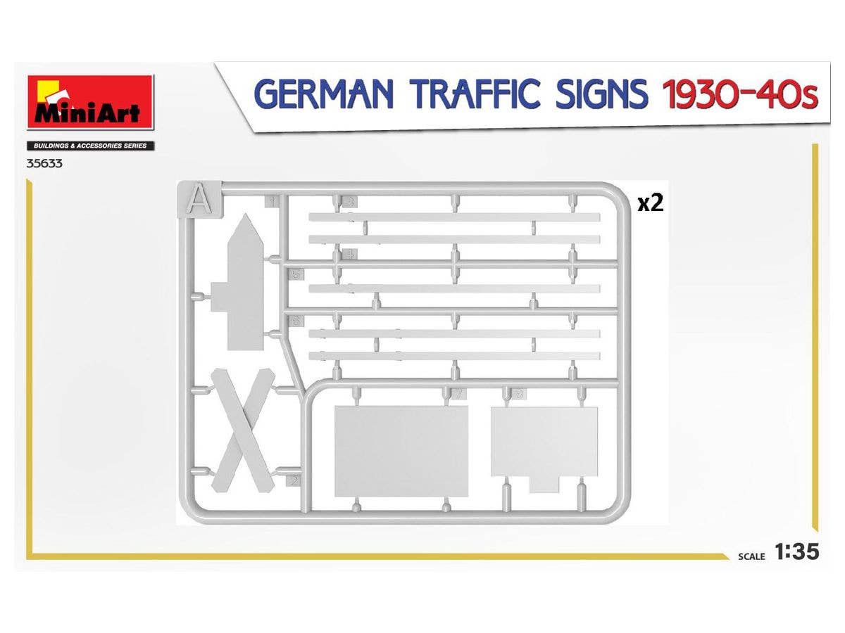MiniArt 1/35 German Traffic Signs 1930-40's | 4820183314307