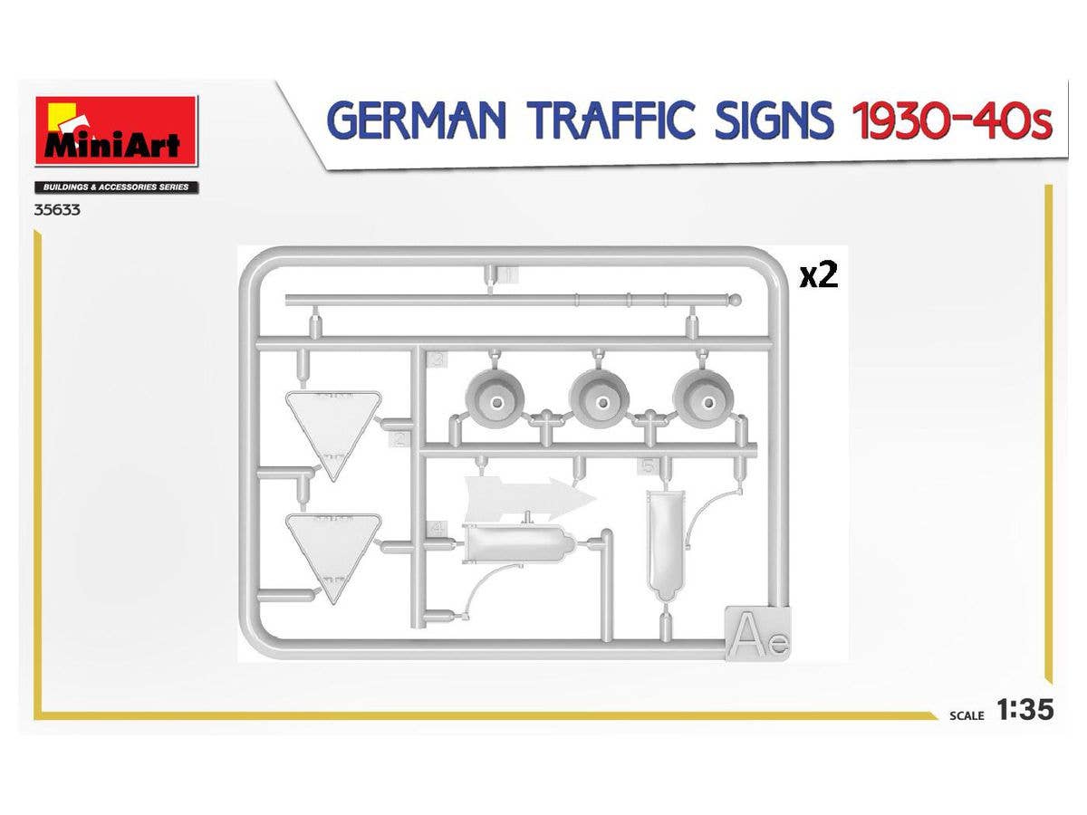 MiniArt 1/35 German Traffic Signs 1930-40's | 4820183314307