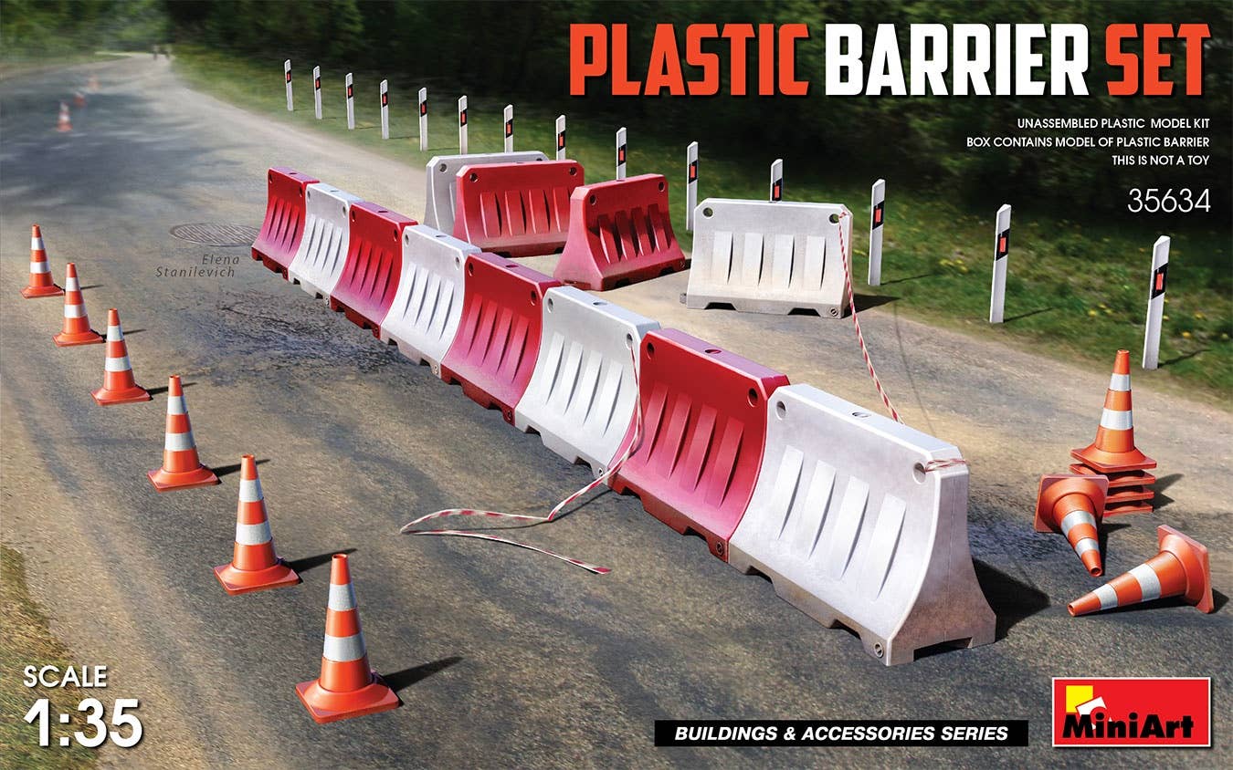 MiniArt 1/35 Plastic Barrier Set | 4820183314031