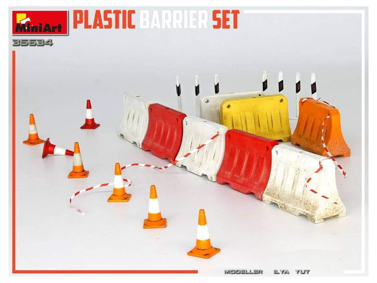 MiniArt 1/35 Plastic Barrier Set | 4820183314031