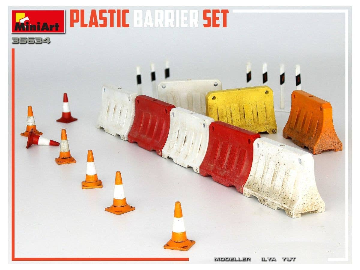 MiniArt 1/35 Plastic Barrier Set | 4820183314031