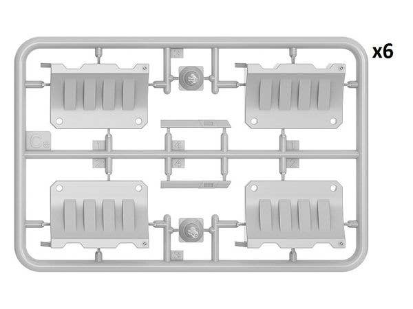 MiniArt 1/35 Plastic Barrier Set | 4820183314031