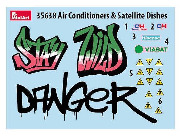 MiniArt 1/35 Air Conditioners & Satellite Dishes | 4820183314314
