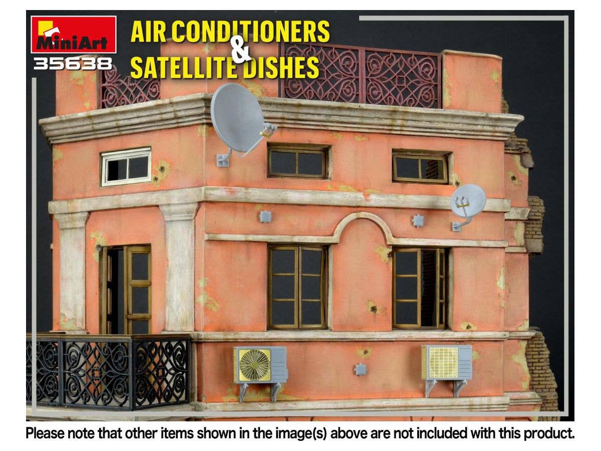 MiniArt 1/35 Air Conditioners & Satellite Dishes | 4820183314314