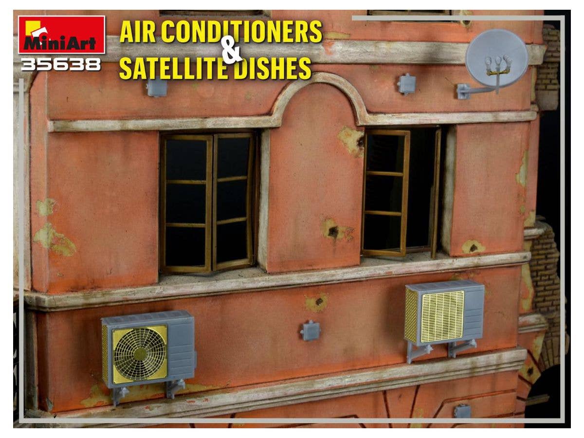 MiniArt 1/35 Air Conditioners & Satellite Dishes | 4820183314314
