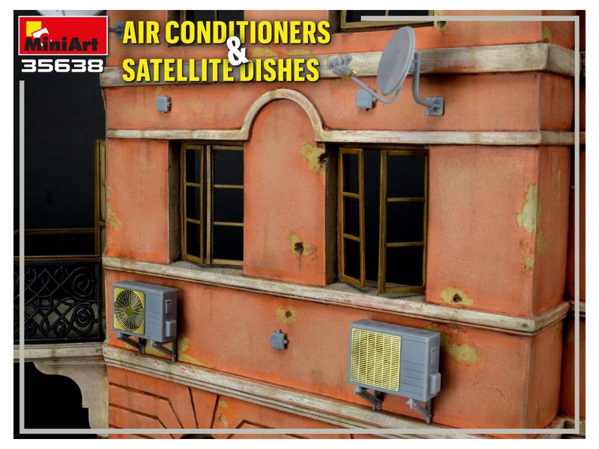 MiniArt 1/35 Air Conditioners & Satellite Dishes | 4820183314314