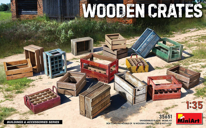 MiniArt 1/35 Wooden Crates | 4820183314680