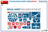 MiniArt 1/35 Czechoslovakian Traffic Signs 1930-40’s