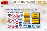 Miniart 1/35 Dutch Traffic Signs 1930-40’s