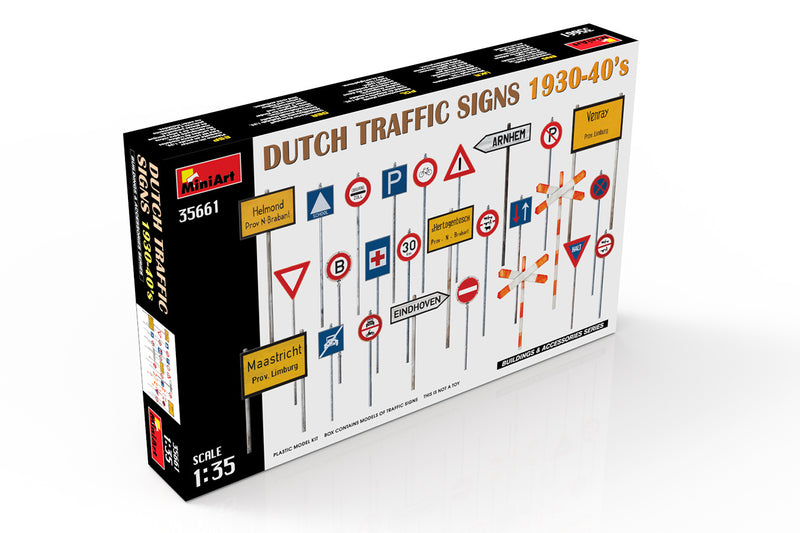 Miniart 1/35 Dutch Traffic Signs 1930-40’s