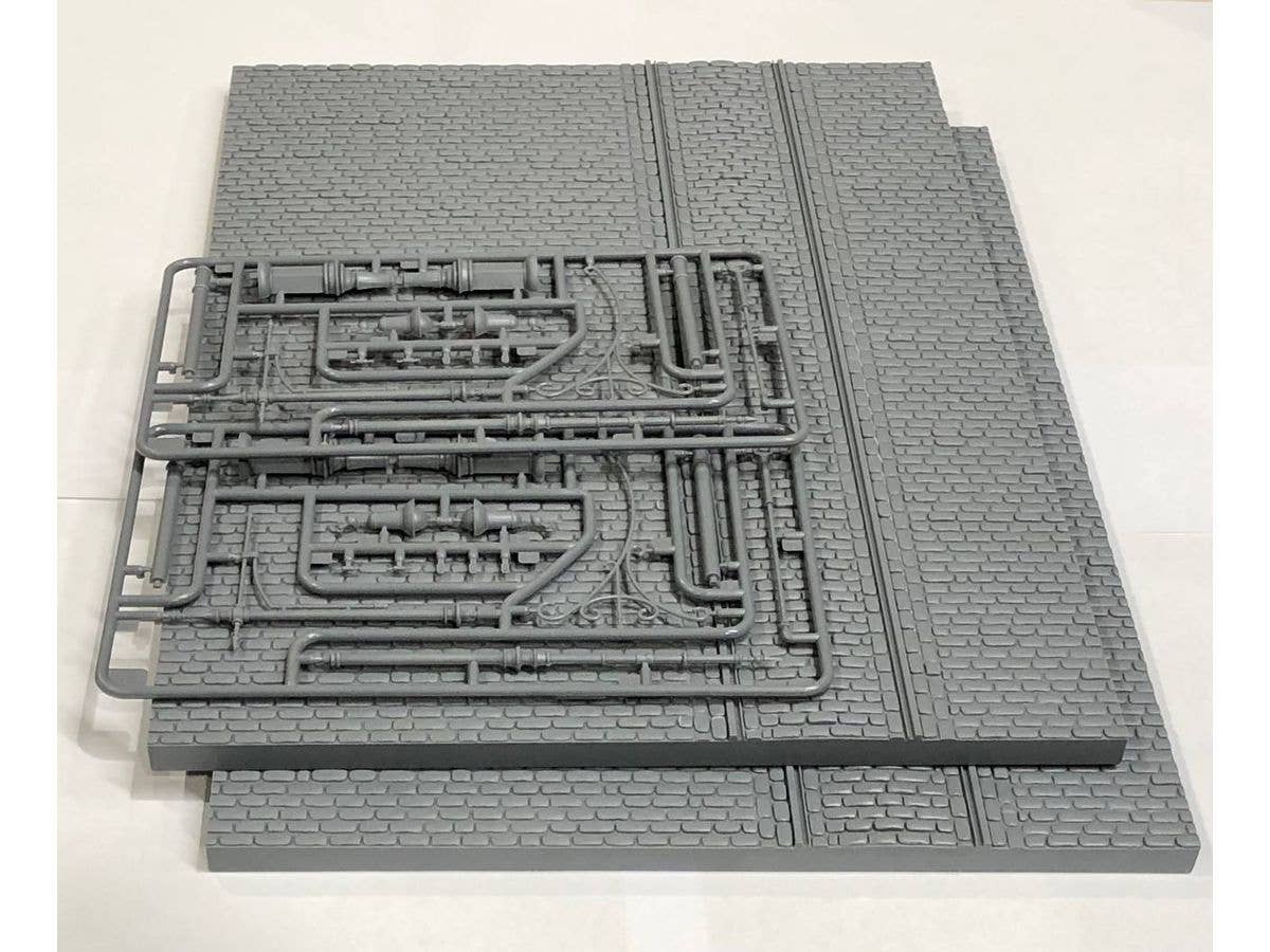 MiniArt 1/35 Cobblestone Road w/Tram Line (Injection Mold) | 5905090346555