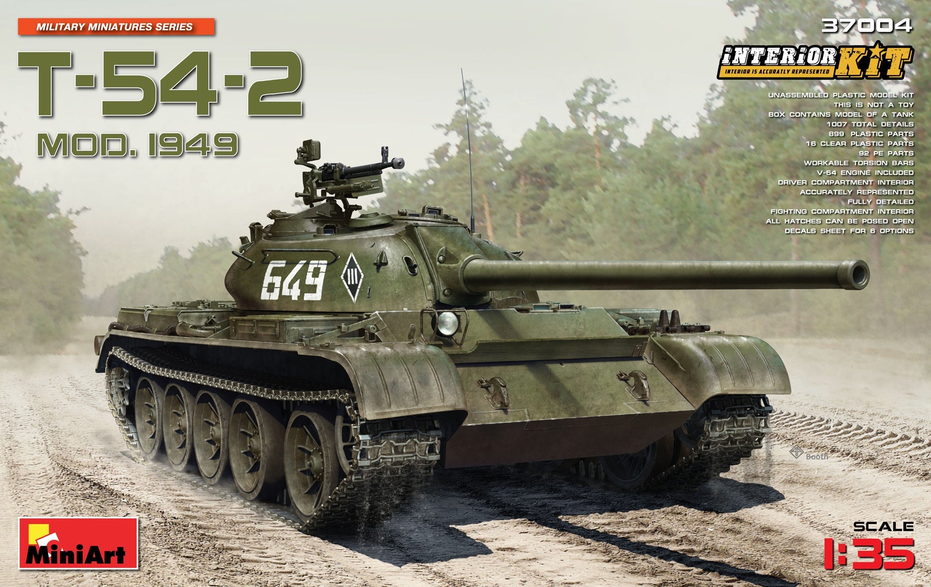 MiniArt 1/35 T-54-2 Mod. 1949 Interior Kit | 4820183310569